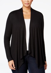 Inc International Concepts Plus Size Draped Cardigan, Created for Macy's