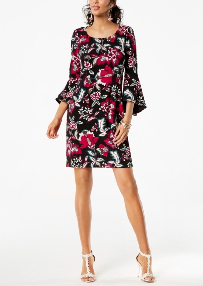 I.n.c. Petite Bell-Sleeve Dress, Created for Macy&#39;s - On Sale for $26.93
