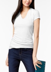 Inc International Concepts Ribbed V-Neck Top, Created for Macy's