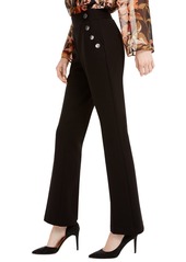Inc International Concepts Side-Button Bootcut Pants, Created for Macy's