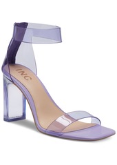Inc International Concepts Women's Makenna Two-Piece Clear Vinyl Dress Sandals, Created for Macy's Women's Shoes