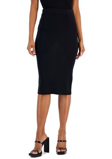 Inc International Concepts Women's Rib-Knit Sweater Skirt, Created for Macy's