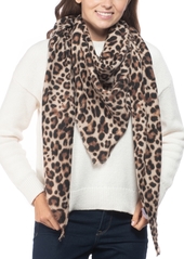 INC International Concepts Inc Leopard-Print Soft Triangle Scarf, Created for Macy's