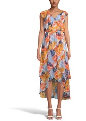 INC International Concepts Inc Printed Tiered Midi Dress, Created for Macy's