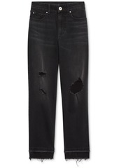 INC International Concepts Inc Ripped Straight-Leg Jeans, Created for Macy's