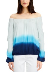 Inc International Concepts Tie-Dyed Off-The-Shoulder Top, Created for Macy's