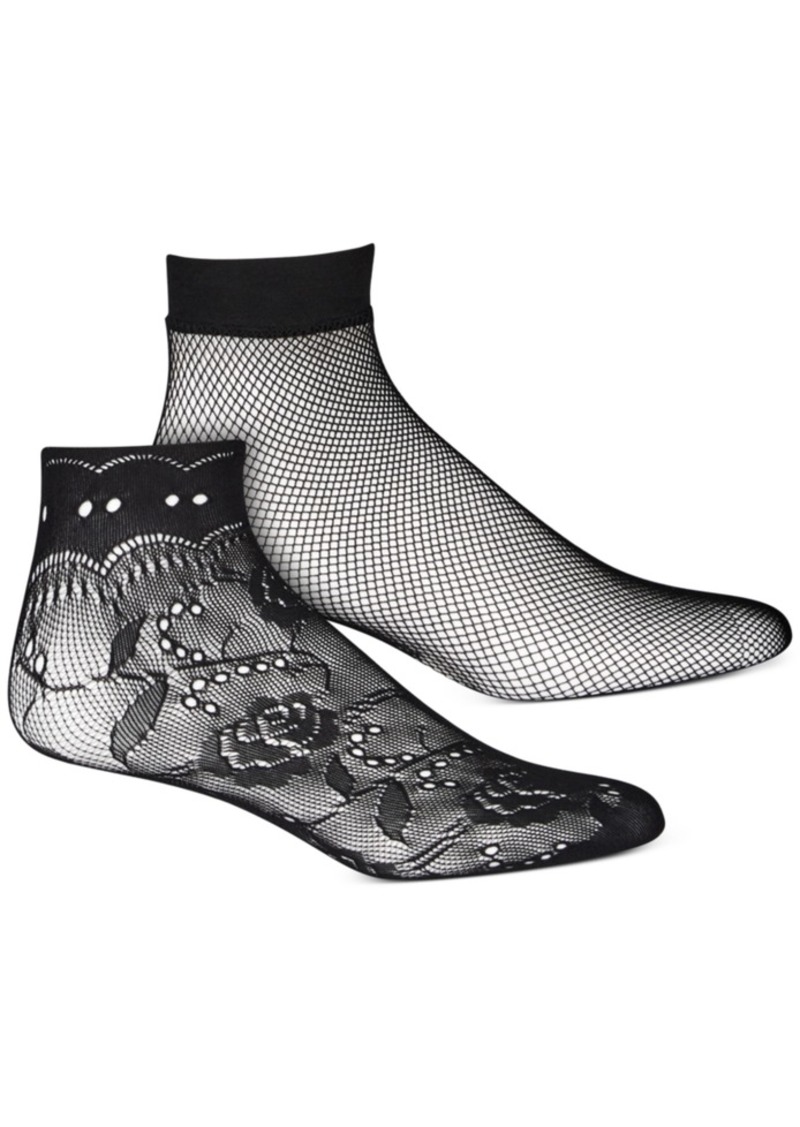 Inc Women's 2-Pk. Lace Anklet Socks, Created for Macy's