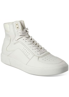 INC Keanu Mens Faux Leather High-Top Casual And Fashion Sneakers