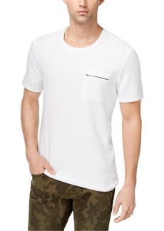 INC Mens Cotton Zip Pocket T-Shirt