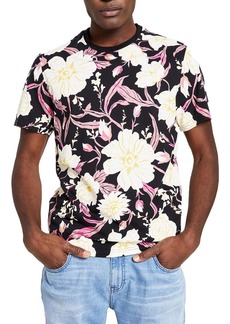 INC Mens Crewneck Floral T-Shirt
