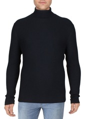 INC Mens Ribbed Long Sleeve Turtleneck Sweater