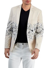 INC Mens Slim Fit Floral Sportcoat