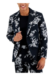 INC Mens Slim Fit Jacquard Suit Jacket
