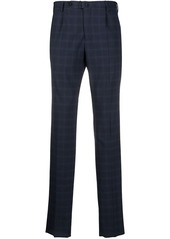 Incotex slim-fit checked pattern trousers
