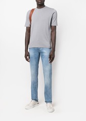 Incotex washed slim-fit jeans