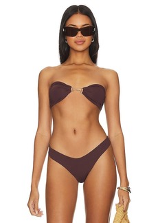 Indah Cleo Bandeau Bikini Top