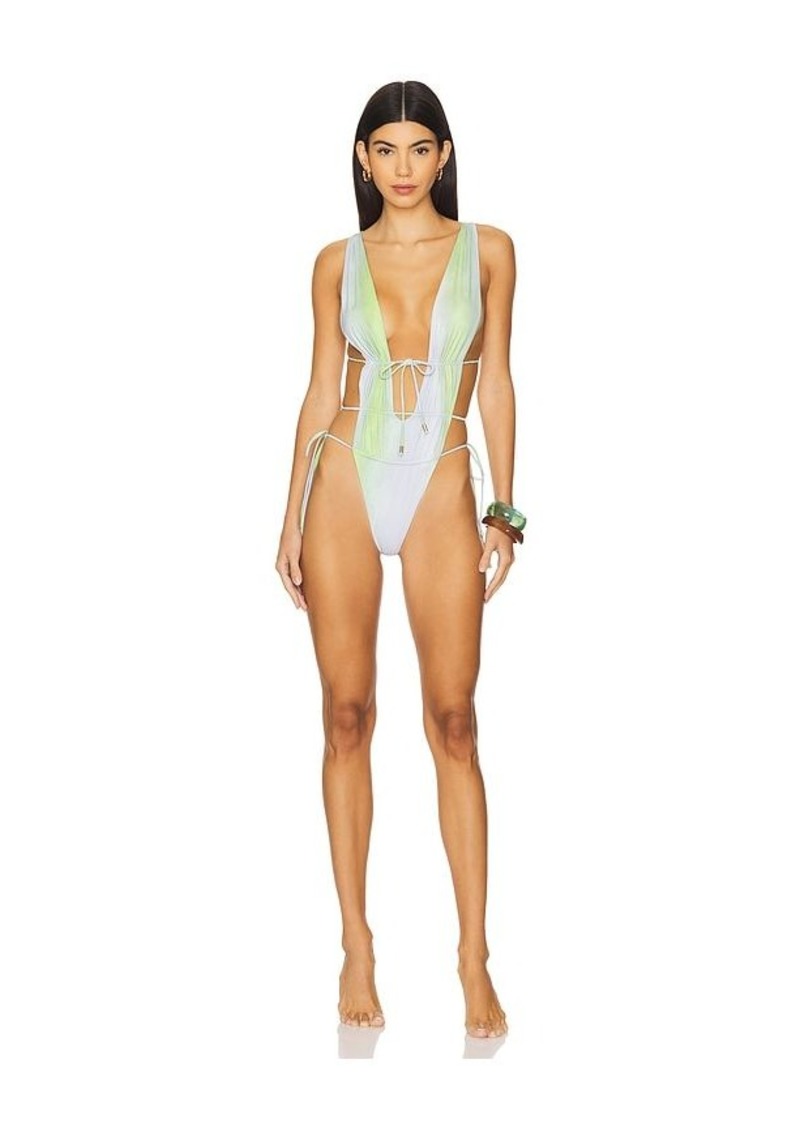 Indah Heart Of Gold Skimpy Open Back One Piece