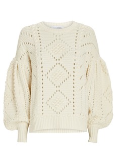 Intermix Brianna Wool-Blend Cable Knit Sweater