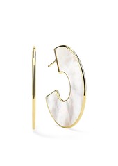 Ippolita 18kt gold cut-out donut shape slice earrings