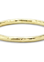 Ippolita 18kt yellow gold large hammered Classico bangle