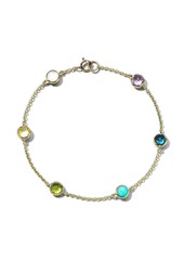 Ippolita 18kt yellow gold Lollipop 6-Stone Station gemstone bracelet