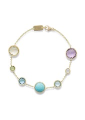 Ippolita 18kt yellow gold Lollipop 7 multi-stone bracelet