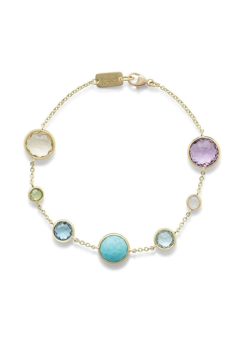 Ippolita 18kt yellow gold Lollipop 7 multi-stone bracelet