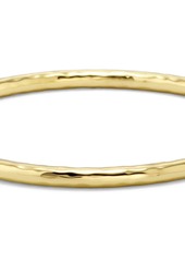 Ippolita 18kt yellow gold medium hammered Classico bangle