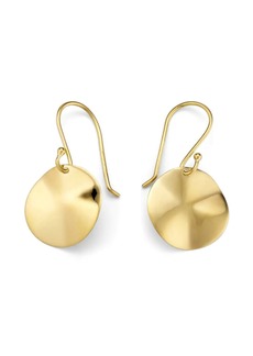 Ippolita 18kt yellow gold mini Classico Wavy Disc earrings