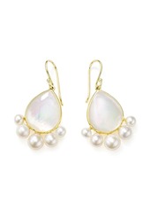 Ippolita 18kt yellow gold Nova pearl drop earrings