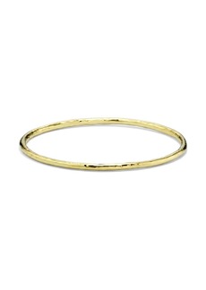 Ippolita 18kt yellow gold small hammered Classico bangle