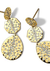 Ippolita 18kt yellow gold Stardust diamond drop earrings