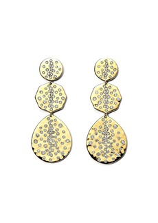 Ippolita 18kt yellow gold Stardust diamond drop earrings