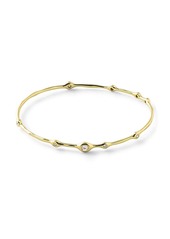 Ippolita 18kt yellow gold Stardust Superstar 9 diamond bangle