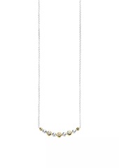 Ippolita Chimera Sterling Silver, 18K Yellow Gold, & Diamond Pendant Necklace