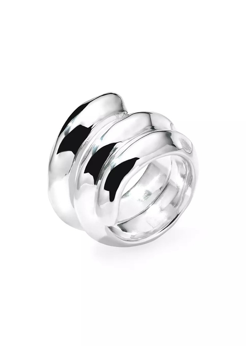 Ippolita Classi Classico Sterling Silver Triple Wrap Ring