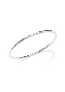 Ippolita Classic Hammered Sterling Silver Skinny #3 Bangle