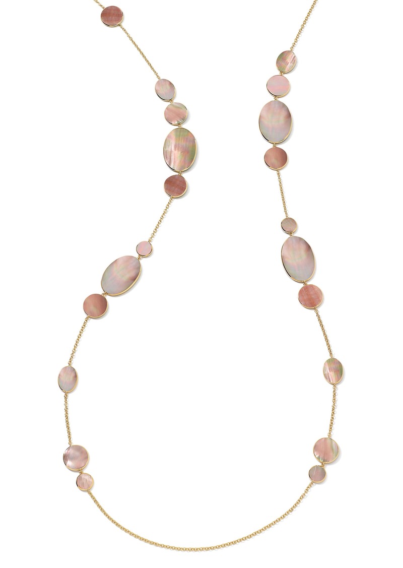 Ippolita 18K Polished Rock Candy Hero Brown Shell Necklace in Gold at Nordstrom Rack