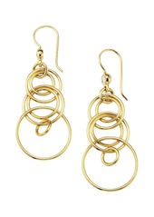 Ippolita 18K Yellow Gold Classico Diamond Multi-Ring Drop Earrings