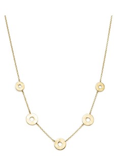 IPPOLITA 18K Yellow Gold Senso? Graduated 5-Station Open Disc Necklace, 16