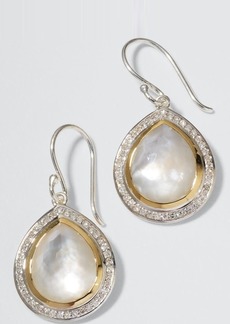 Ippolita Teardrop Earrings in Chimera with Diamonds