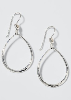 Ippolita Teardrop Earrings in Sterling Silver with Diamonds