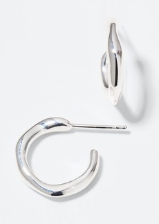 Ippolita Squiggle Mini Hoop Earrings in Sterling Silver