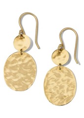 Ippolita Classico Hammered Circle & Oval Drop Earrings