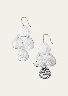 Ippolita Crinkle Small Nomad Cascade Earrings in Sterling Silver