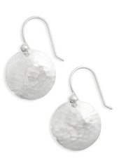 Ippolita Diamond & Hammered Dome Earrings