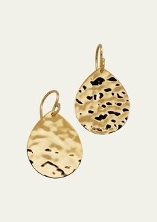 Ippolita Large Crinkle Teardrop Earrings in 18K Gold