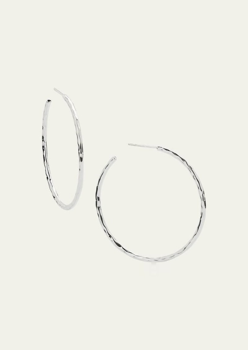 Ippolita Medium Squiggle Hoop Earrings in Sterling Silver