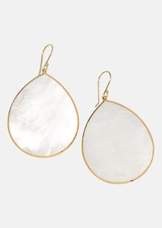 Ippolita 'Rock Candy - Jumbo Teardrop' 18k Gold Earrings in Yellow Gold/Mother Of Pearl at Nordstrom
