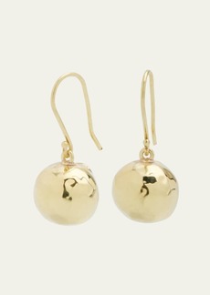 Ippolita Small Hammered Ball Drop Earrings in 18K Gold